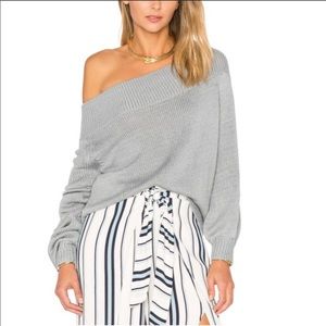 Lovers and Friends Off The Shoulder Knit Sweater